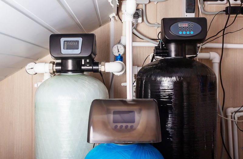 Water Softener System in Use